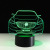 commercial new car model 3D light 7 color remote control led lamp ground stand novelty special product small night light