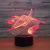 Foreign trade new fighter small night light manufacturer's creative 3D acrylic desk lamp LED gift lamp