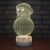 Amazon ebay sells creative snowman 3D modeling lamp LED lamp children room decorative lamp light night lamp