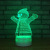 New LED light snow people decorative light Christmas night light 3d creative touch discoloured gift desk lamp 153.