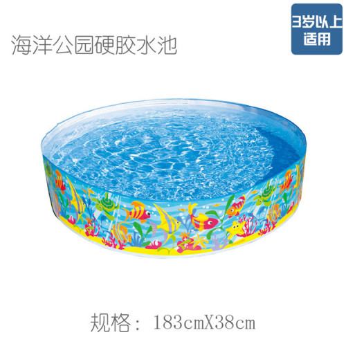 us intex-56452 swimming pool hard glue pool insulation family children‘s swimming bucket swimming pool swimming pool