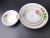 Ceramic bone China bowl utensils for daily use 6 inch round bowl small film flower single gold line/single silver line