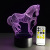 Foreign trade new zebra remote control 7 color 3D lamp creative touch desktop lamp energy-saving LED light 279.