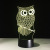 2018 foreign trade e-commerce company new owl 3D light USB 7 color touch led lamp gift battery lamp light night lamp