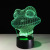 The new frog 3D lamp, the new frog 3D lamp, will be used to control the lamp.