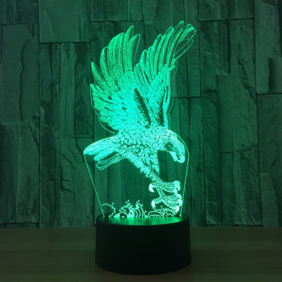 Atmosphere led battery lamp, basketball 3D light, colorful and colorful USB touch control visual desk lamp 657.