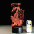 New dragon 3D lamp acrylic visual lamp remote touch 7 color lamp creative 3D small night light 334.