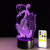 New dragon 3D lamp acrylic visual lamp remote touch 7 color lamp creative 3D small night light 334.
