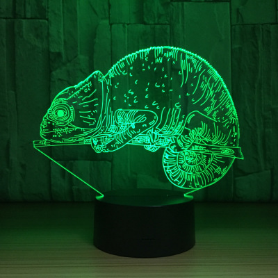 2018 new color dragon 3D light night light smart home lamp, energy-saving led lamp manufacturer wholesaling 1025.