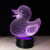 Ducklings 3D light 7 color remote touchBluetooth Music led lamp creative product light night light 559.