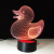 Ducklings 3D light 7 color remote touchBluetooth Music led lamp creative product light night light 559.
