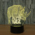 Rhinoceros led remote control creative night light wholesale USB human touch battery lamp decoration creative gift 212.