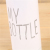 Simple and Elegant Alphabet Water Glass Thermos Cup Multi-Color Optional Unisex