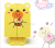 Cartoon Bear with Comb Three-Sided Mirror Girl Portable Make-up Mirror Folding Portable Mirror Mirror