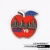 New York series apple metal alloy refrigerator stickers.