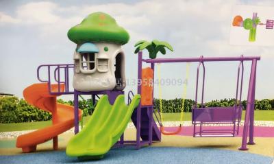 Large combination of outdoor slide kindergarten amusement equipment