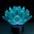 New lotus creative electronic products 3d lamp bedside lamp led light led night light 3d vision lamp 100.