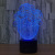 Cross-border special supply vase creative 3D night light LED desk lamp USB light atmosphere gift stereo vision lamp 623.