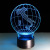 Foreign trade Italy map 3D creative 7 color night light touch USB power supply acrylic led lamp 229.