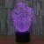 Cross-border special supply vase creative 3D night light LED desk lamp USB light atmosphere gift stereo vision lamp 623.