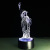 The new smart 3D 7-color night light free goddess simple fashion birthday atmosphere light led with sleeping lamp 196.