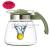  high temperature resistant glass kettle can be heated directly by fire.
