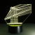 Manufacturer direct selling 3D colorful 3D art small night light USB creative lamp LED crystal bridge lamp 171.