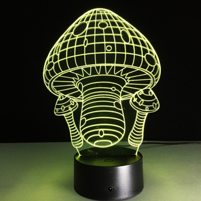 Lamp decoration living room lamp novelty product creative electronic gift acrylic lamp led mushroom small night light