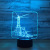 New and strange lighthouse 3d night light 7 color touch USB creative art LED bedside lamp 1207.
