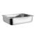  deep thickness of the stainless steel square tray deep shallow rectangular tray barbecue deep dish basin