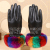 100 tiger wang female beaver rabbit hair autumn and winter with warm leather gloves.