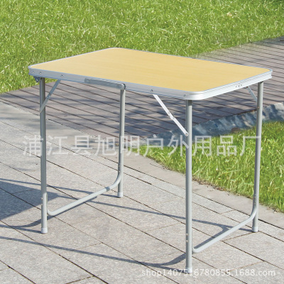 Provide portable set of aluminium alloy folding table and chair