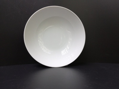 Ceramic high - temperature porcelain white bead 7 \"nest bowl.