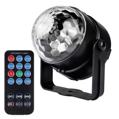 Mini Magic Ball Voice Control Self-Walking Stage Lights Led Voice Control Magic Ball Factory Direct Sales