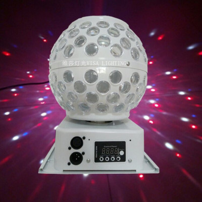 Design lamp double layer laser lantern magic ball KTV flash bar lamp LED seven color lamp voice control lamp.