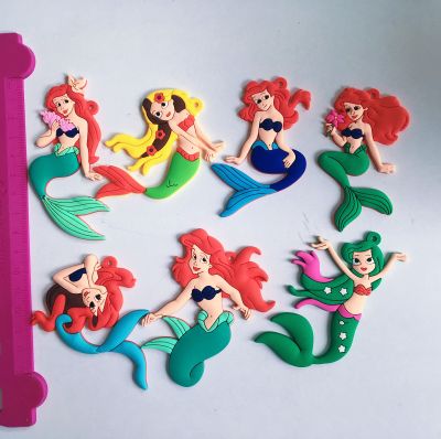 Mermaid Creative PVC key chain refrigerator stickers 7 can be mixed batch