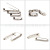 DIY accessories accessories simple needle flat pin brooch pin holder wholesale hand-pasted material 25mm 35mm