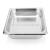 Stainless steel gastronorm container  1/2 American plate dining hall food bowl dish bowl dish cover kitchen utensils.