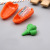 Factory Direct Sales Carrot Pencil Sharpener Eraser Simple and Fresh Student Studying Stationery Supplies Prize