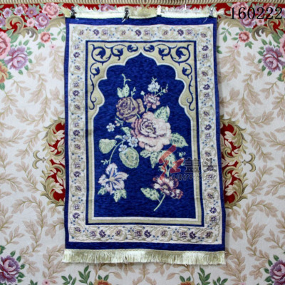 Customized Chenille Muslim Thickened Prayer Mat Prayer Mat Worship Blanket Qibla Mat in Stock Wholesale