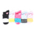 FUGUI girls' cotton sport socks with lace