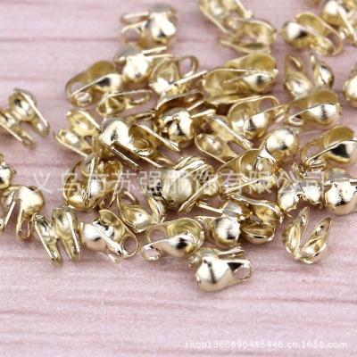 DIY accessories jewelry pearl chain wholesale of 14k metal accessories pearl bag button handicraft side buckle.
