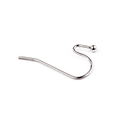 DIY accessories accessories metal accessories simple earrings ear hook iron hook wholesale handicrafts copper iron ball