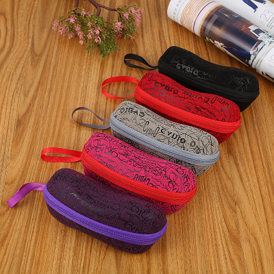 Manufacturer wholesale zipper EVA eyewear case apparel case individual eyewear case