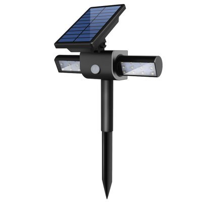 Solar Double-Sided Floor Outlet Lamp Solar Floor Outlet Wall Lamp Solar Human Body Induction Lamp LED