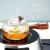High borosilicate tea pot heat-resisting glass tea pot  can be fire