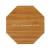 Creative wireless bamboo charger general bamboo wooden launcher square round heart.