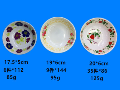 Miamine bowl imitation of ceramic bowl stock of mimiamine tableware style hot price concessions