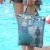 Swimming beach bag swimsuit mesh bag net collection bag wash bag sports handbag trumpet.