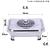 Stainless steel four-foot chafing dish visible glass cover buffet furnace can be disassembled.